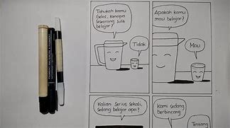 Gambar Komik Simple 6 Kotak